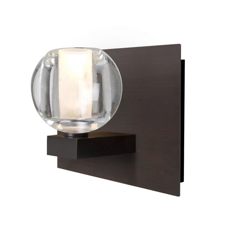 Besa 1WF-BOCACL-LED-BR Boca 3 One Light Vanity Bronze