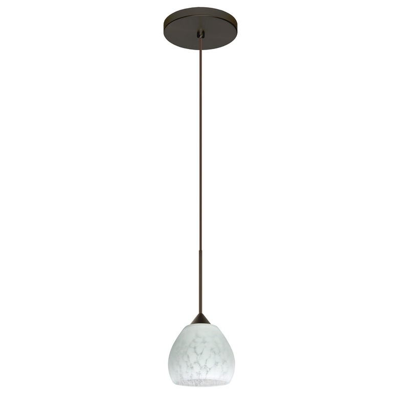 Besa 1XT-560519-BR Tay Tay One Light Pendant Bronze
