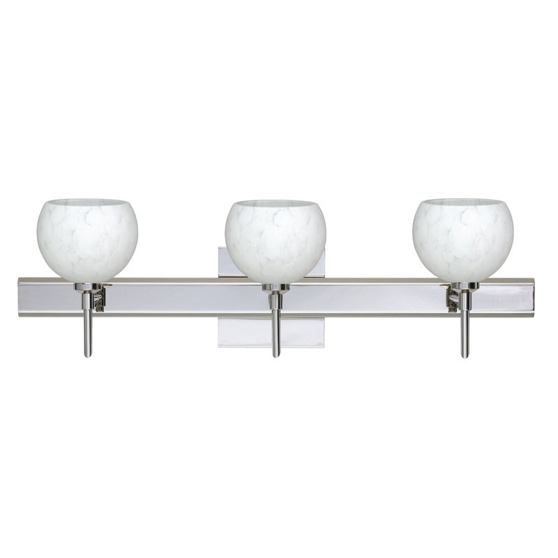 Besa 3SW-565819-CR-SQ Palla Three Light Wall Sconce Chrome (Discontinued)