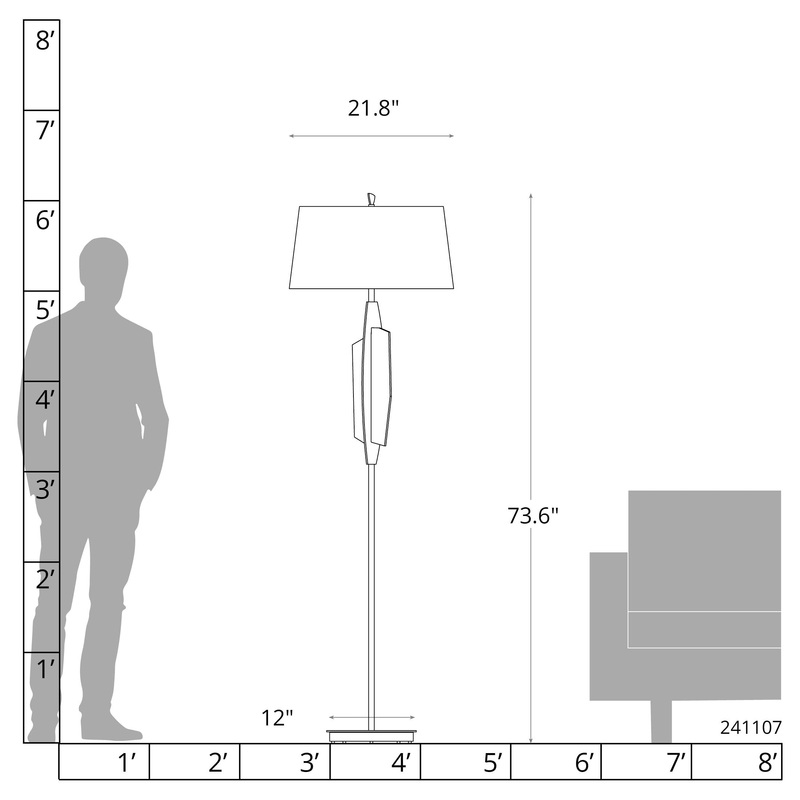 Cambrian Floor Lamp Vintage Platinum