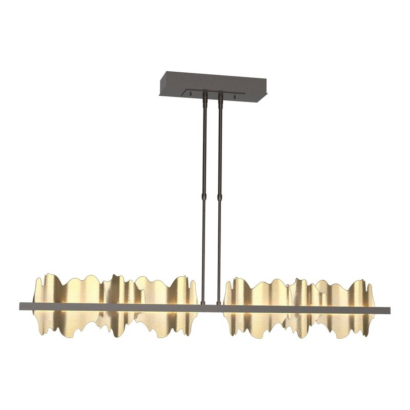 Hildene Large LED Pendant Oil Rubbed Bronze Modern Brass