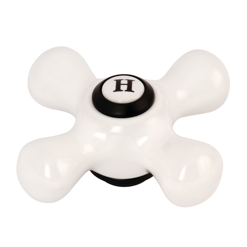 KSH1160PXH Hot Porcelain Cross Handle, Matte Black