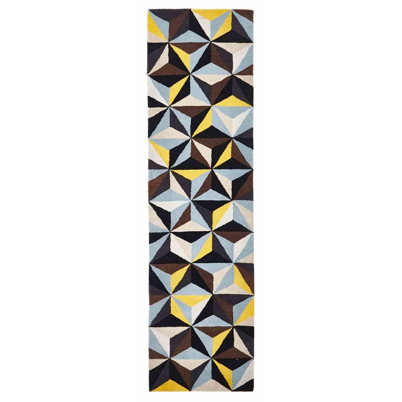 Matrix 900 Blue Runner By Rug Culture – 300X80CM – RUNNER
