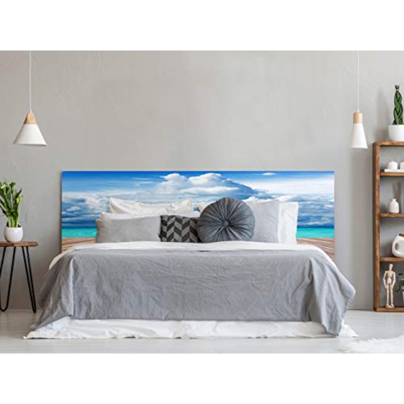 Oedim Testiera per Letto in PVC con Stampa Digitale ad Acqua, 115 x 60 cm, Disponibile in Diverse Misure, Leggera, Elegante, Resistente ed Economica.