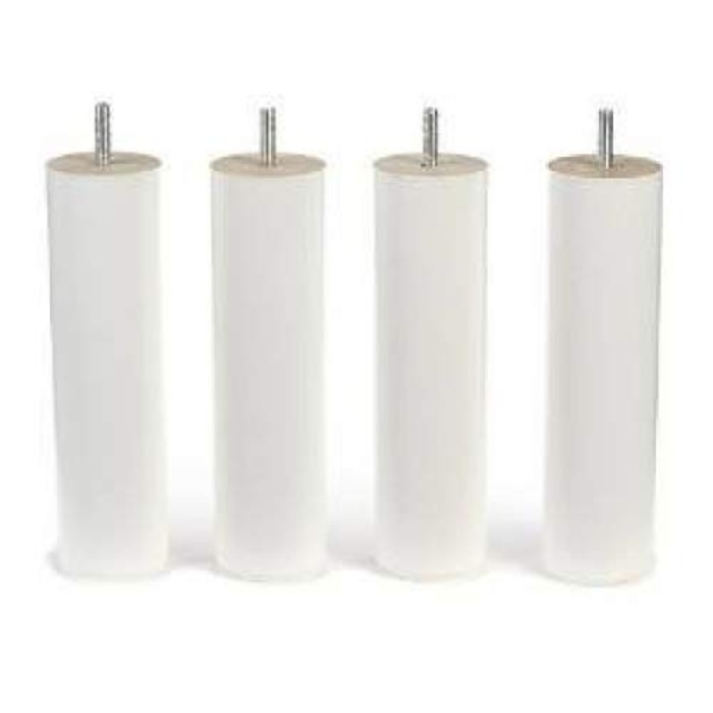 Piedi per letto, 25 cm bianco