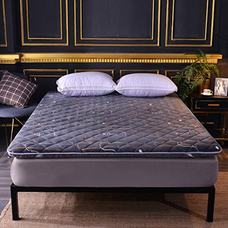 QVIVI Materasso Futon Pieghevole, Materasso Pavimento Futon Portatile, Dormitorio per Studenti Materassi Letto Futon Tatami Traspirante Comfort Morbido C 0.9 * 1.9M