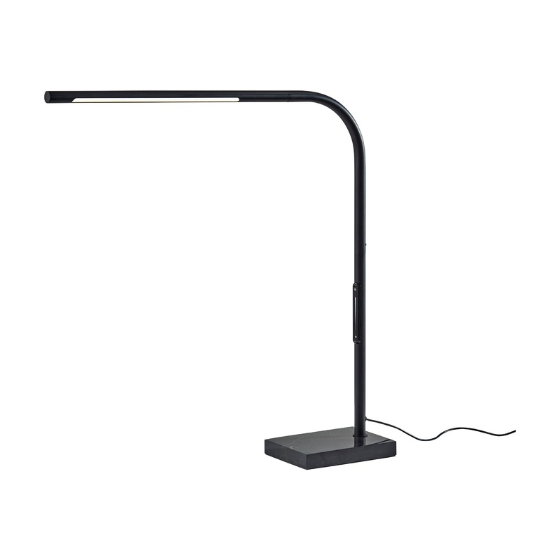 Cullen LED Desk Lamp with Smart Switch Black