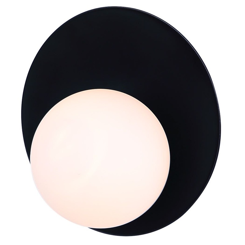 Mesa 1-Light Sconce Black