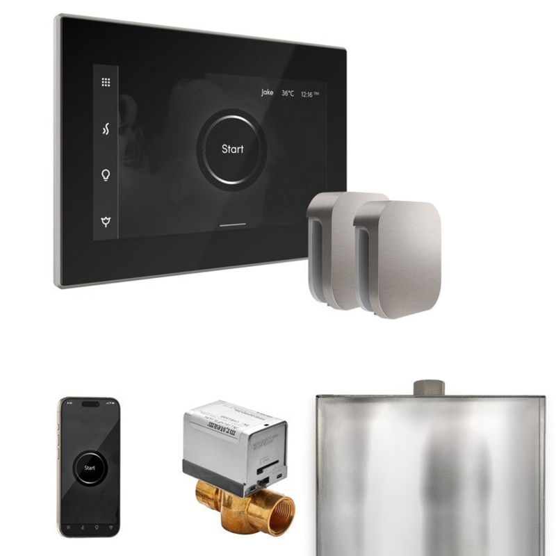 Steam Kit xButler Max Black/Brushed Nickel Control Package for MS4/MS5/MX6