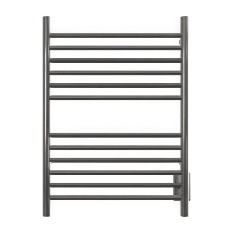 Towel Warmer Cape 12 Round Bars Hardwire 511 BTU 23 x 32 Inch Brushed Stainless 304 Stainless Steel