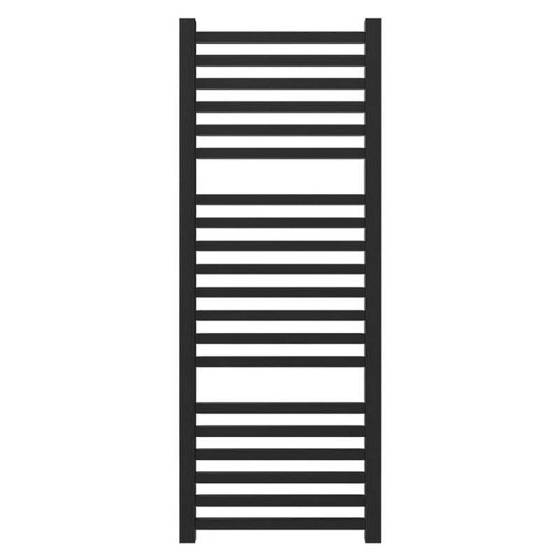 Towel Warmer Quadro 20 Square Bar Hardwire 955 BTU 21 x 54 Inch Matte Black 304 Stainless Steel