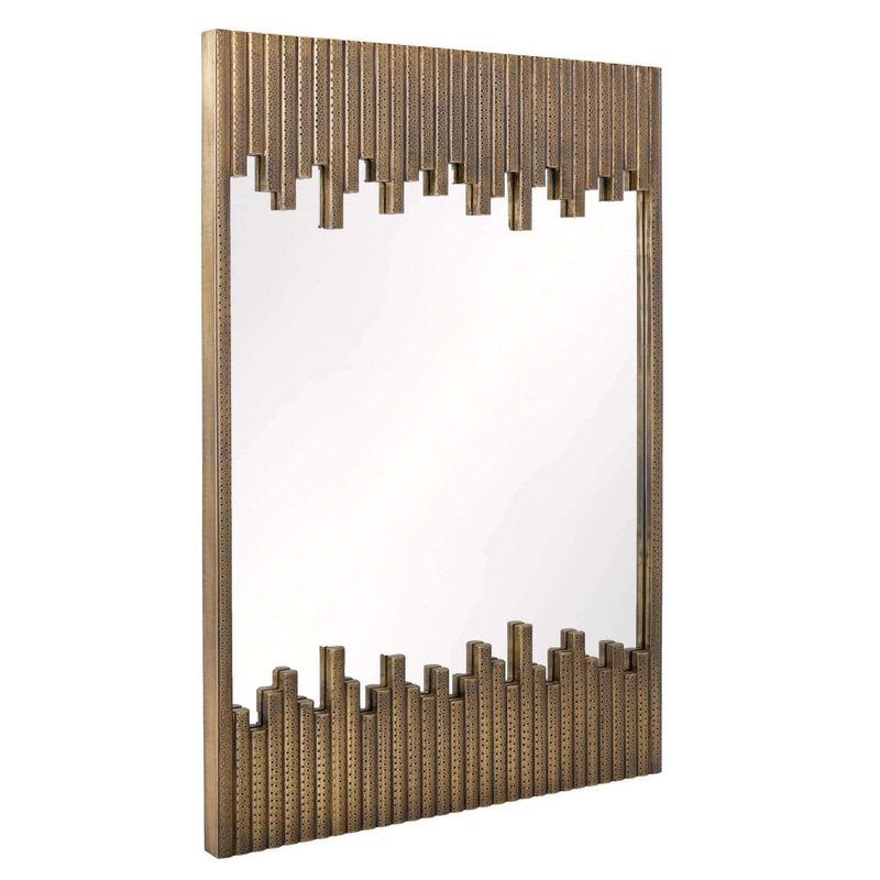 Arteriors WMI18 Vidalia Mirror Antique Brass
