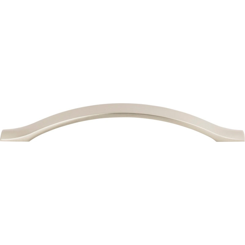 Atlas Homewares Low Arch Pull 6 5/16 Inch (c-c) Brushed Nickel
