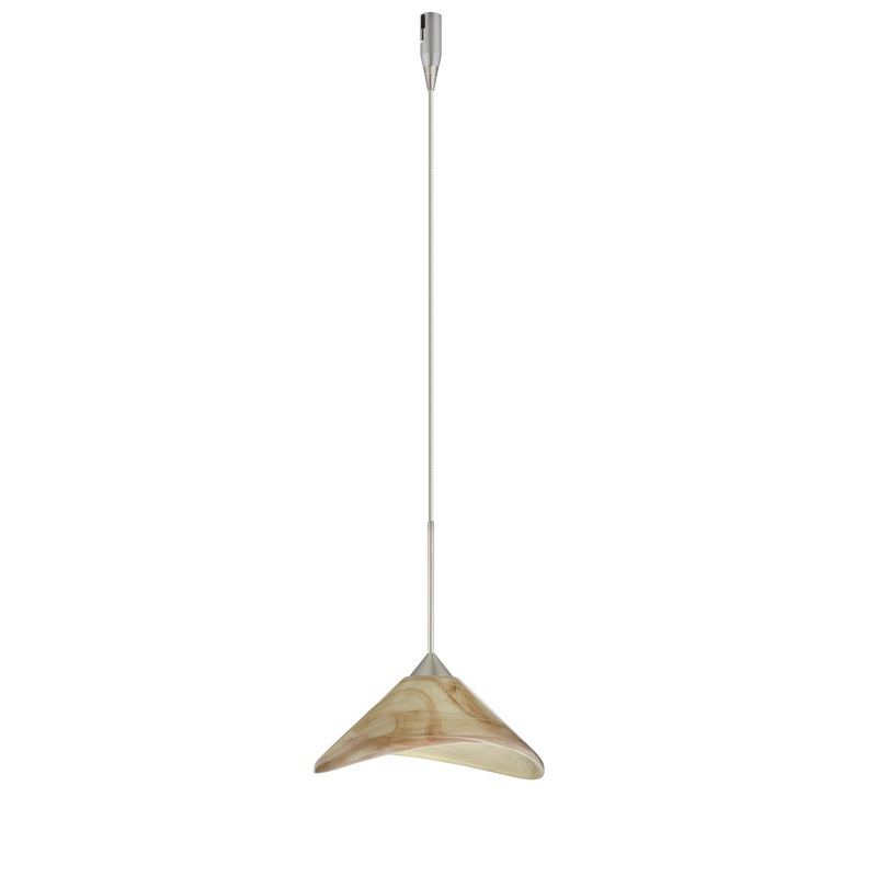 Besa RXP-191383-SN Hoppi One Light Pendant Satin Nickel