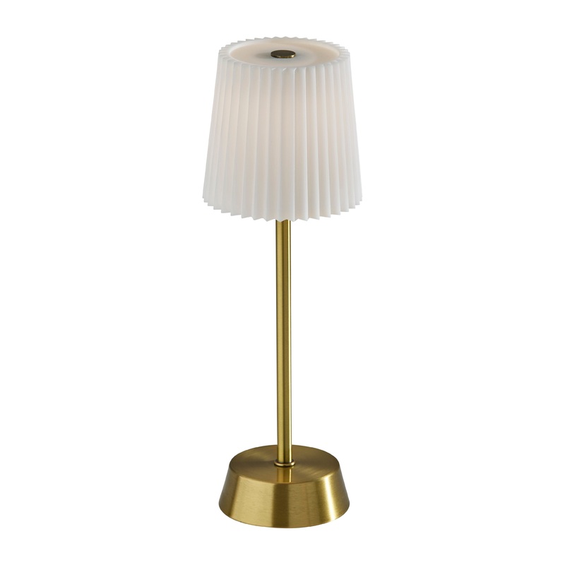 Bobby Cordless LED Table Lamp Antique Brass