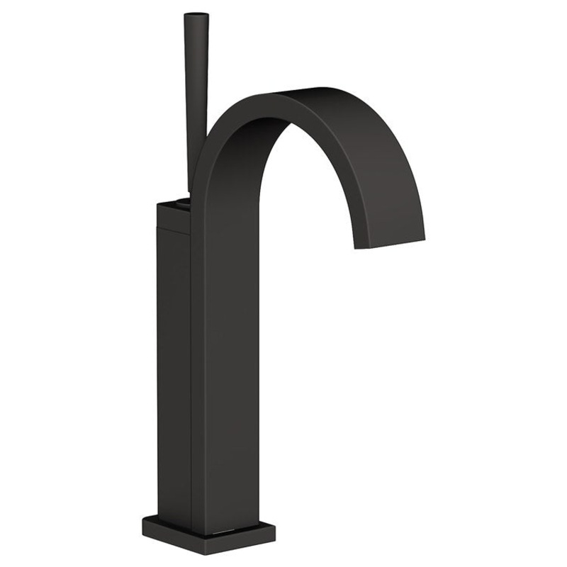 Lavatory Faucet Secant 1 Lever ADA Flat Black 1.2 Gallons per Minute Brass Spout Height 7-2/5 Inch