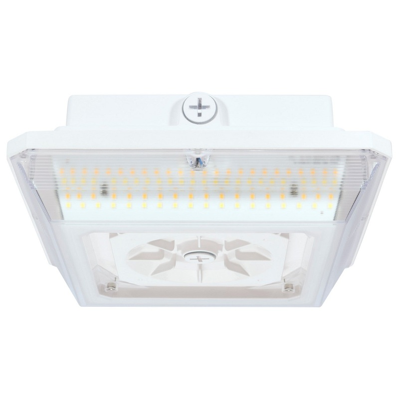LED Wide Beam Angle Canopy in White Finish by Nuvo Lighting