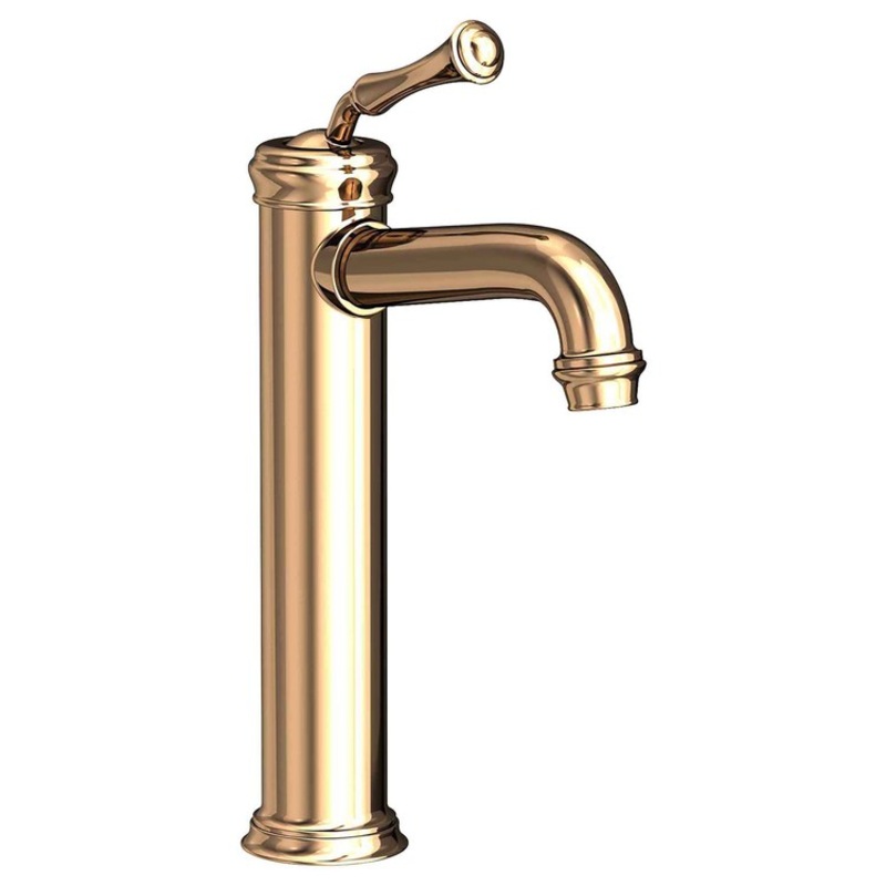 Vessel Faucet Astor 1 Lever ADA French Gold PVD 1.8 Gallons per Minute