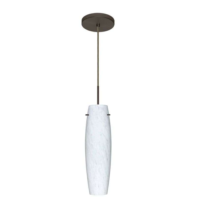 Besa 1BT-412119-HAL-BR Tu Tu One Light Pendant Bronze