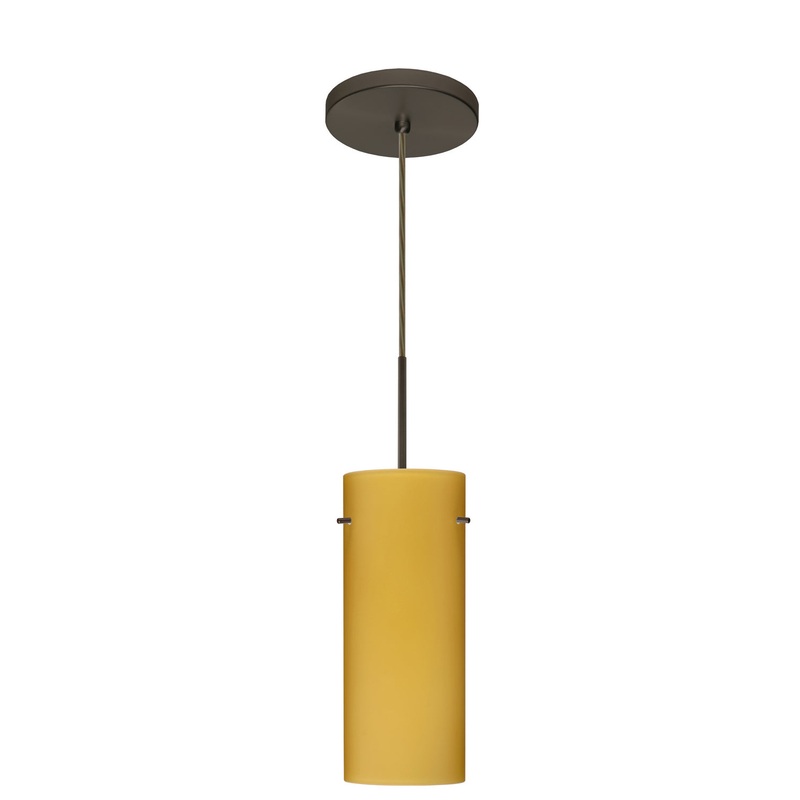 Besa 1JT-4123VM-LED-BR Stilo One Light Pendant Bronze