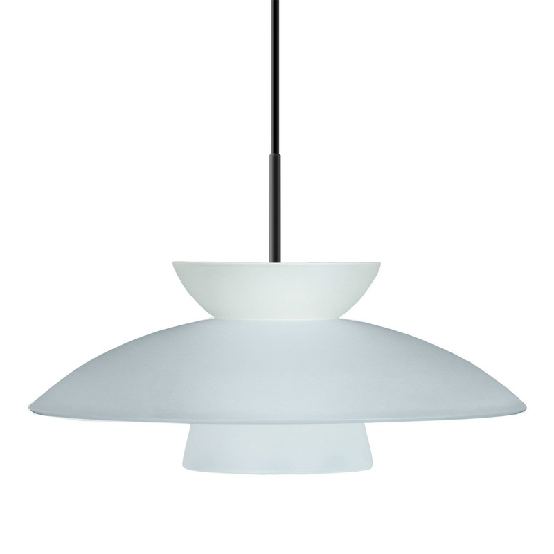 Besa 1JT-451325-BK Besa Trilo 15 Pendant One Light Pendant Black