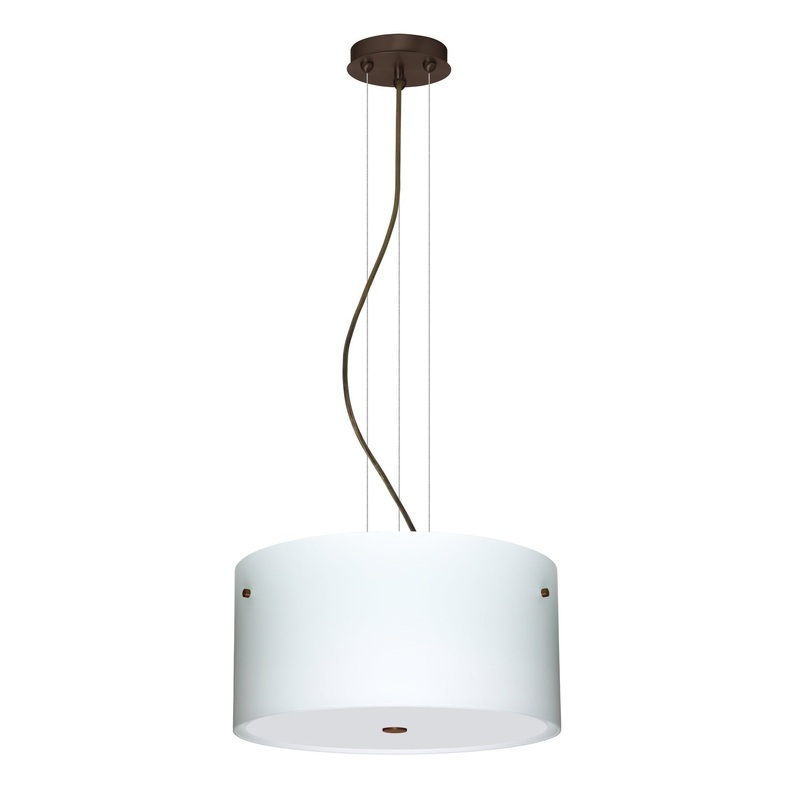 Besa 1KV-400807-LED-BR Tamburo Three Light Pendant Bronze (Discontinued)