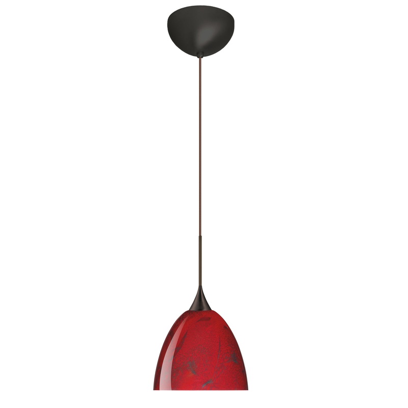 Besa 1XC-7570MA-LED-BR Sasha One Light Pendant Bronze (Discontinued)