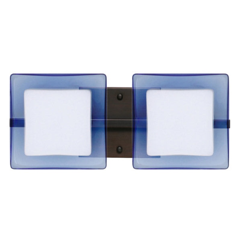 Besa 2WS-773592-BR Alex Two Light Wall Sconce Bronze (Discontinued)