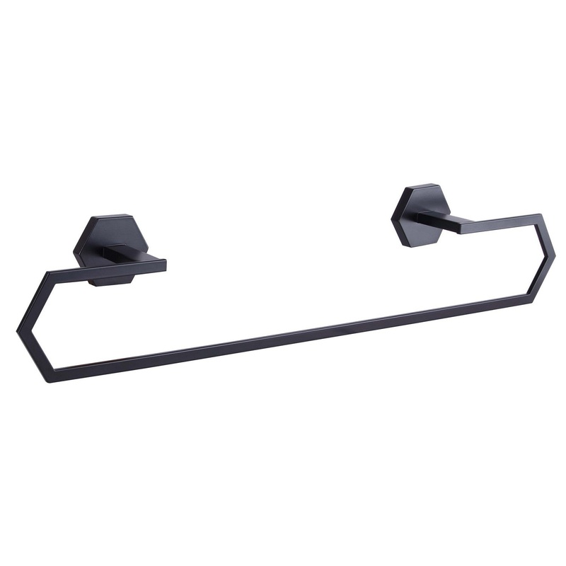 Canarm BA109A24BK Atalee Towel Bar Matte Black