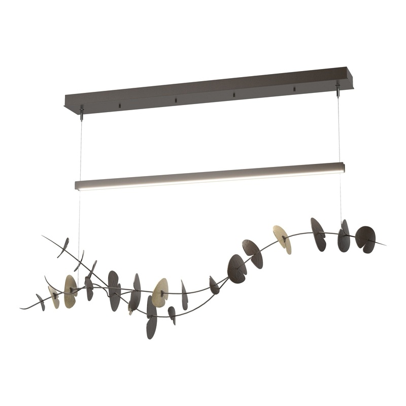 Lily LED Pendant Oil Rubbed Bronze Modern Brass