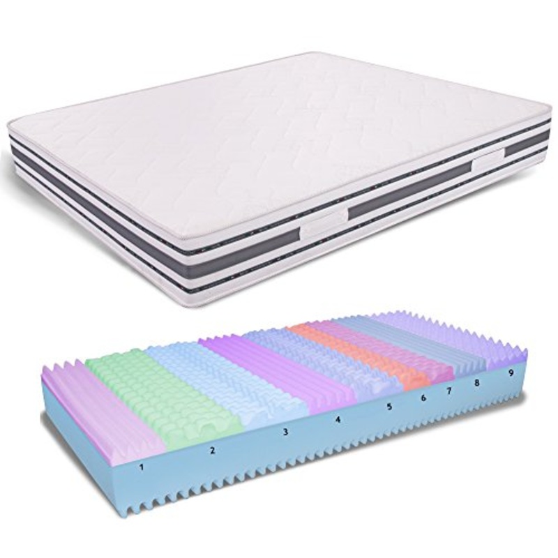 Materasso King Size Memory Matrimoniale 180X200 H 30 CM SFODERABILE Ortopedico Dispositivo Medico