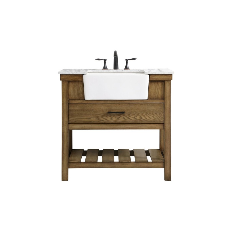 Single Bathroom Vanity from the Clement Collection in Green Finish by Elegant Lighting