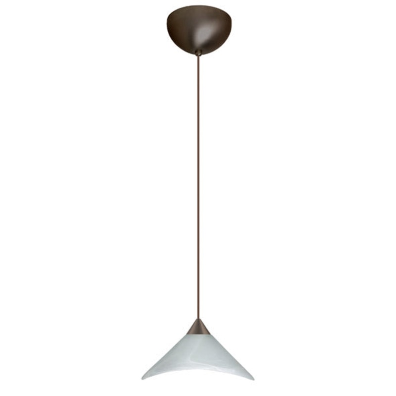 Besa 1XC-191352-BR Hoppi One Light Pendant Bronze