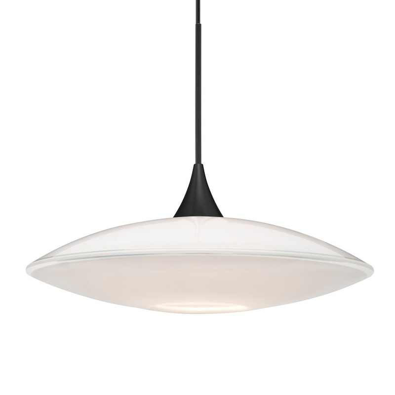 Besa 1XC-629406-BK Besa Spazio Pendant One Light Pendant Black