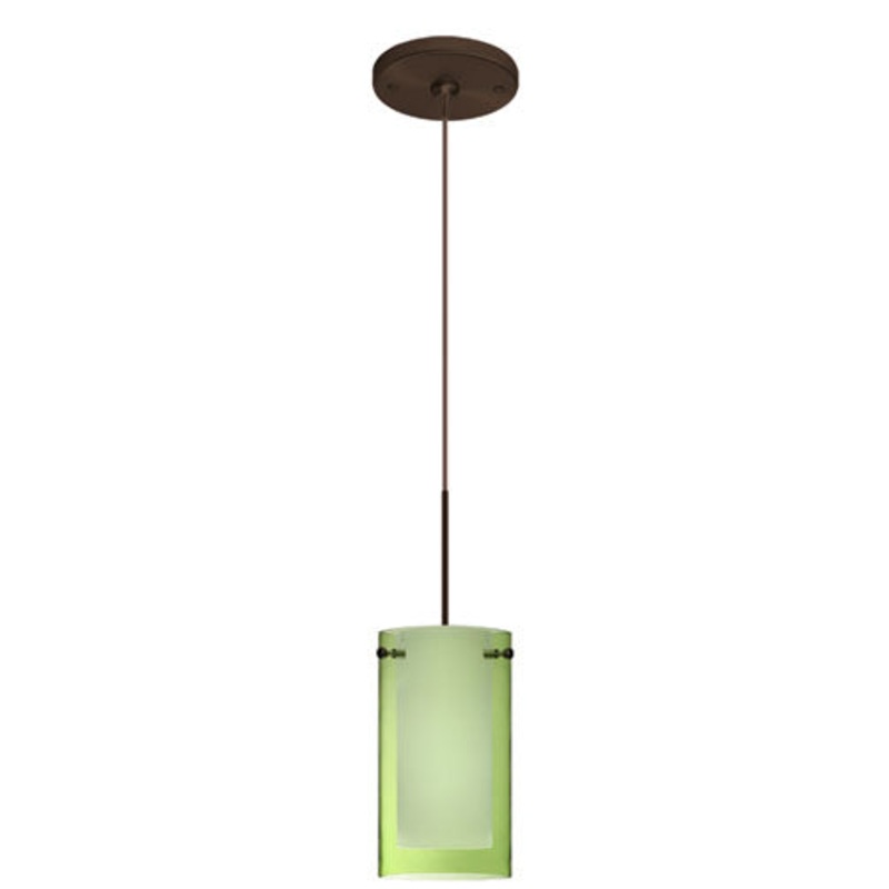 Besa 1XP-L44007-BR Pahu One Light Pendant Bronze (Discontinued)