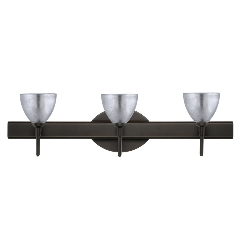 Besa 3SW-1758SF-BR Divi Three Light Wall Sconce Bronze