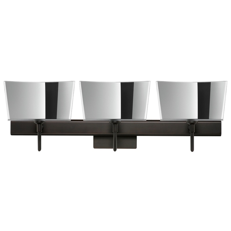 Besa 3SW-6773MR-BR-SQ Groove Three Light Wall Sconce Bronze (Discontinued)