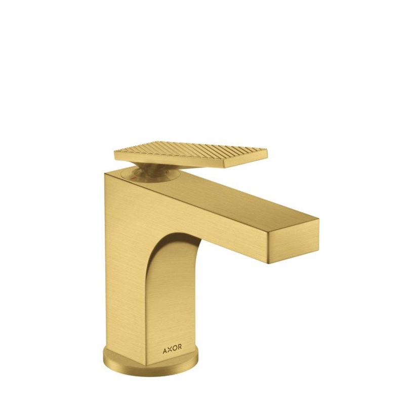 Lavatory Faucet Citterio 1 Lever ADA Brushed Gold Optic 1.2 Gallons per Minute Rigid Pop-Up 1 Hole 3-5/8 Inch