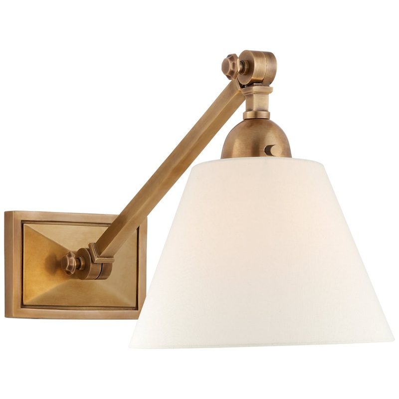 One Light Wall Sconce from the Jane Collection in Hand-Rubbed Antique Brass Finish by Visual Comfort Signature