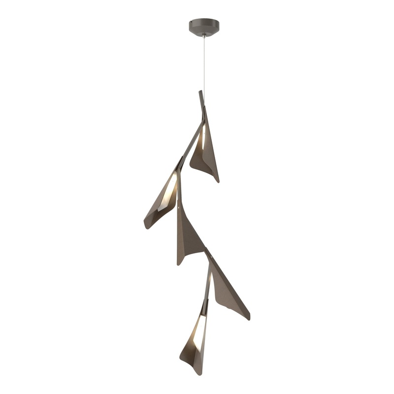 Plume 5-Light LED Pendant Dark Smoke Bronze