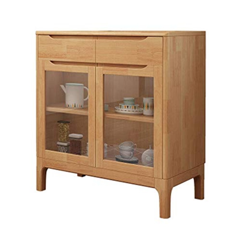 YLiansong-home Cassettiera Credenza Cassettiera Credenza Bagagli cassetti credenza in Legno (Color : Natural, Size : 80x40x85cm)
