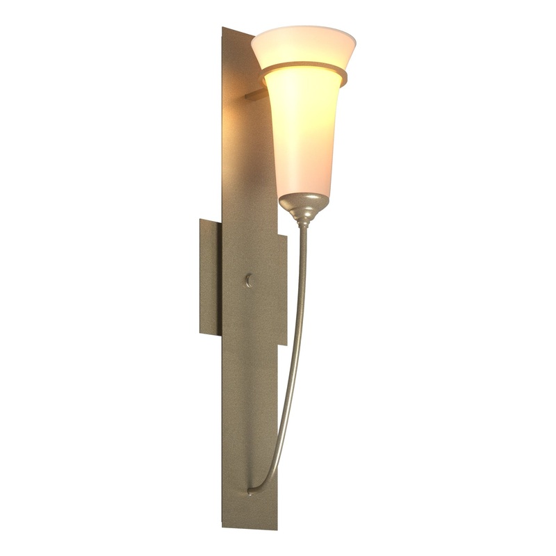 Banded Wall Torch Sconce Soft Gold