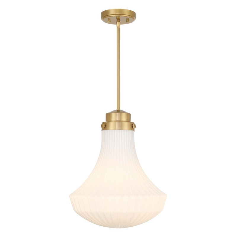 Bartlet 1-Light Pendant Warm Brass
