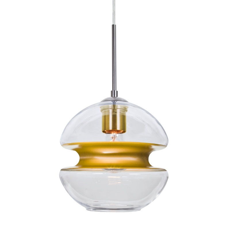 Besa 1JT-HULA8GD-SN Hula 8 One Light Pendant Satin Nickel