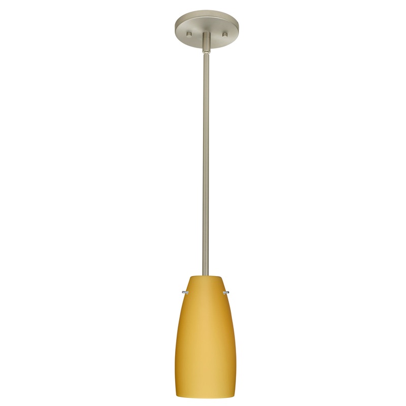 Besa 1TT-1512VM-LED-SN Tao One Light Pendant Satin Nickel (Discontinued)
