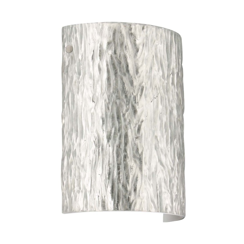 Besa 7090SF-SN Tamburo One Light Wall Sconce Satin Nickel