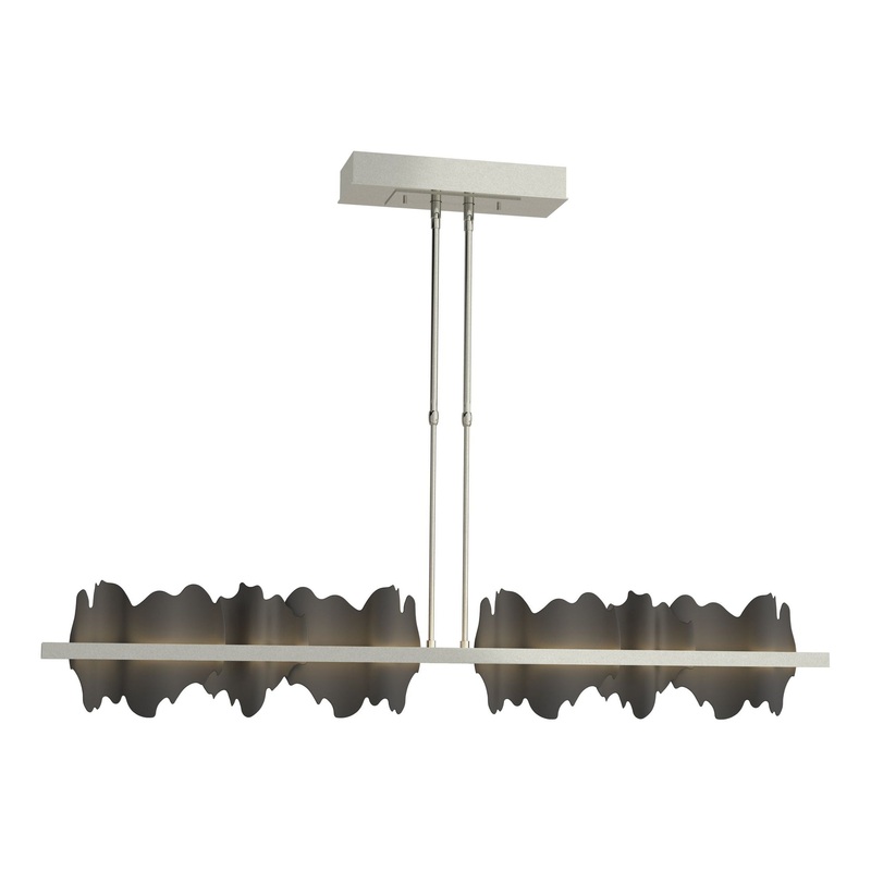 Hildene Large LED Pendant Sterling Black