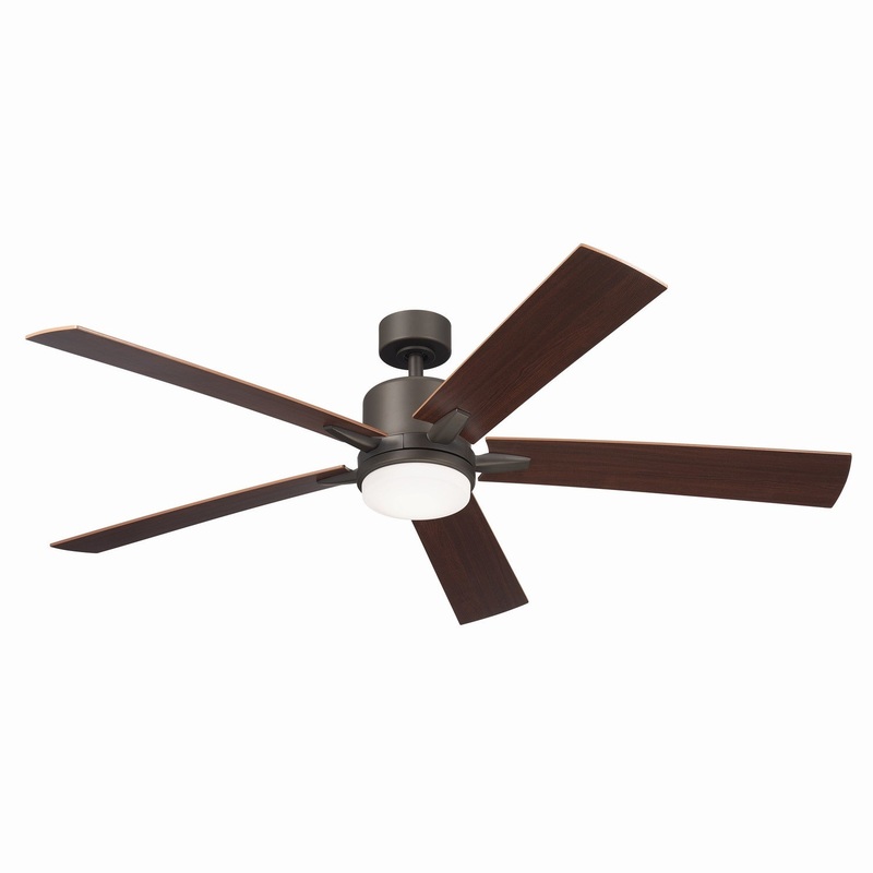 Kichler 330060OZ 60″ Ceiling Fan, Olde Bronze