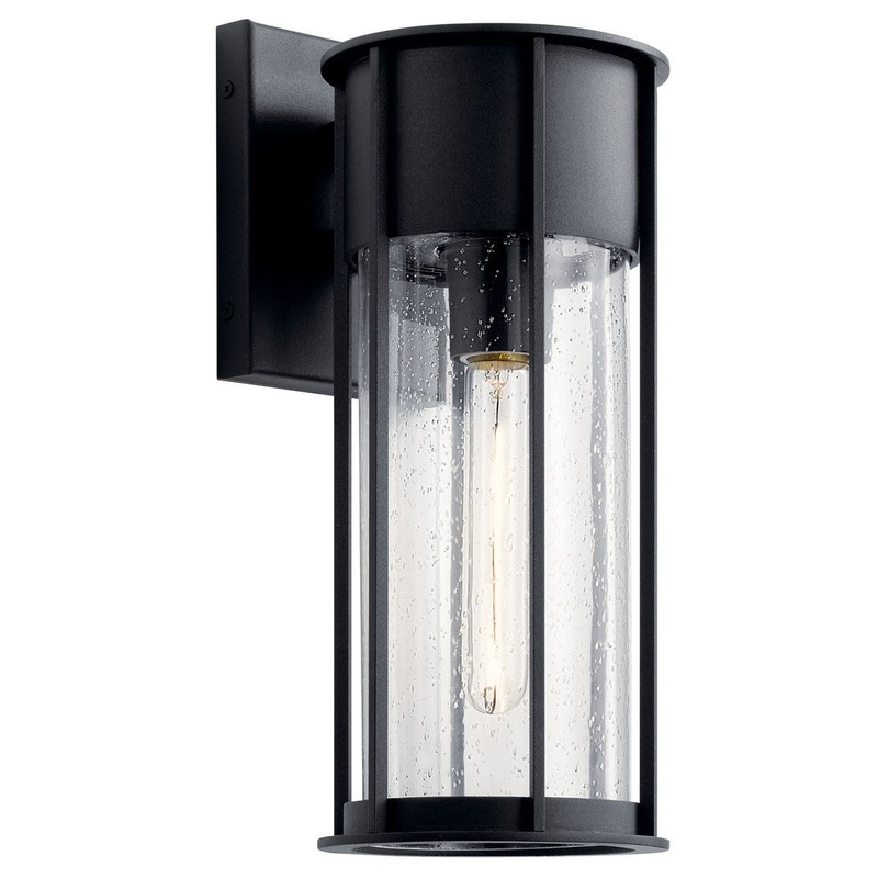 Kichler 59080BKT One Light Outdoor Wall Mount, Textured Black
