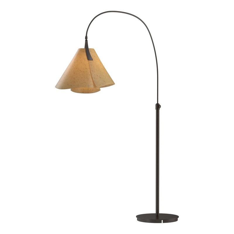 Mobius Arc Floor Lamp Oil Rubbed Bronze Cork Shade (SG)